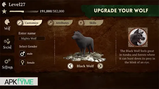 The Wolf Apk Characters