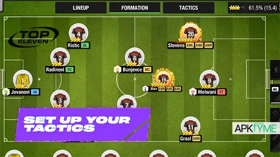 top eleven mod apk for android